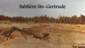 Sablière à Ste-Gertrude - Enfoui-Bec